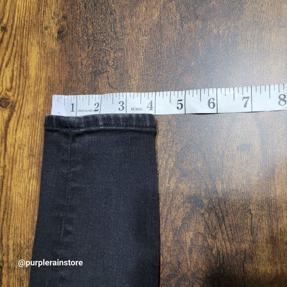 American Eagle Jeans 0 R Jegging Hi Rise Next Level Stretch Black Wash Denim - Picture 12 of 13